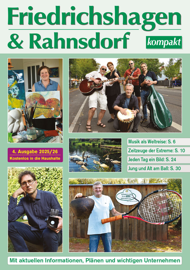 Broschüre 2025 erschienen, Rahnsdorf Broschüre 2025 erschienen, Rahnsdorf